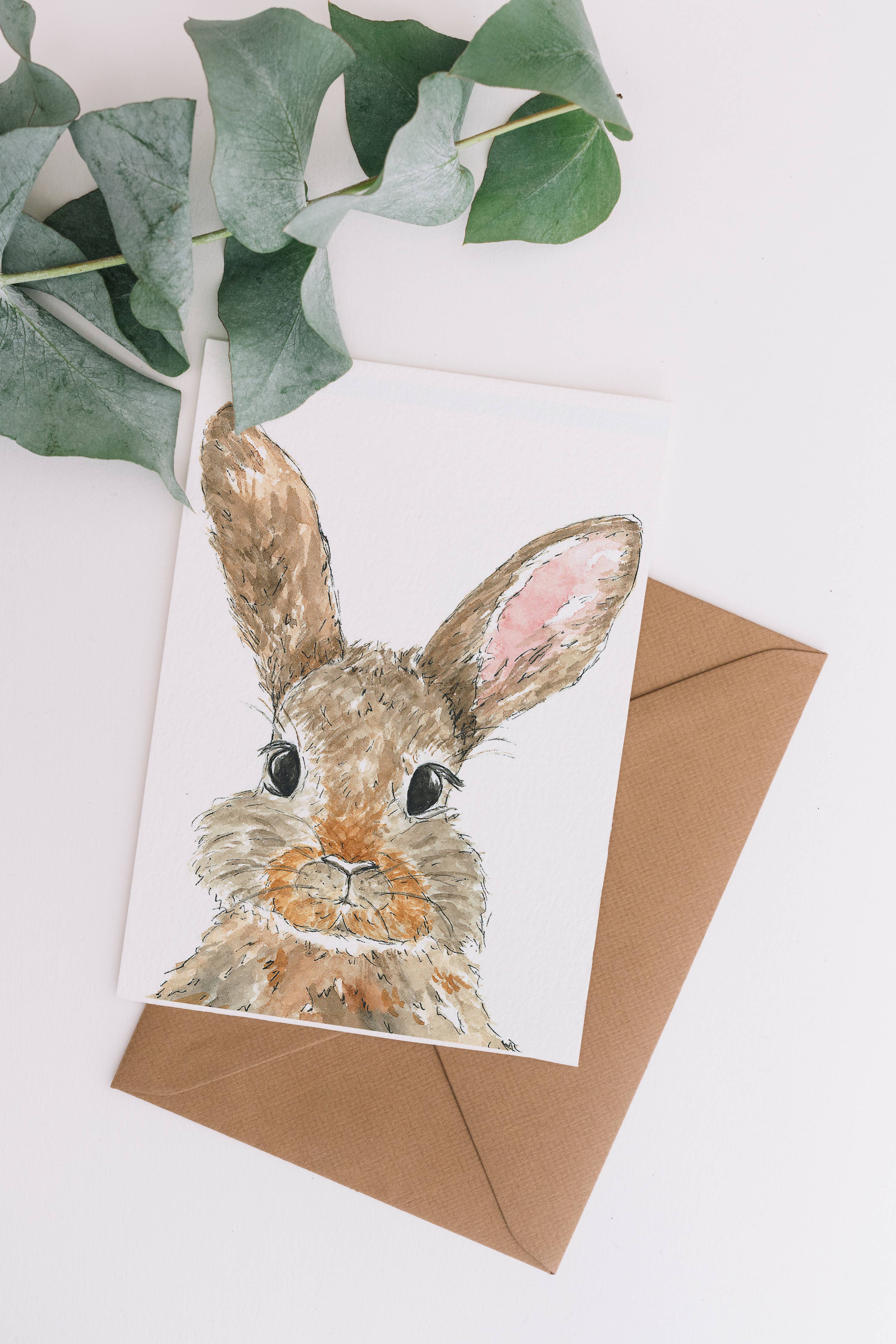 Bunny Blank Greeting Card