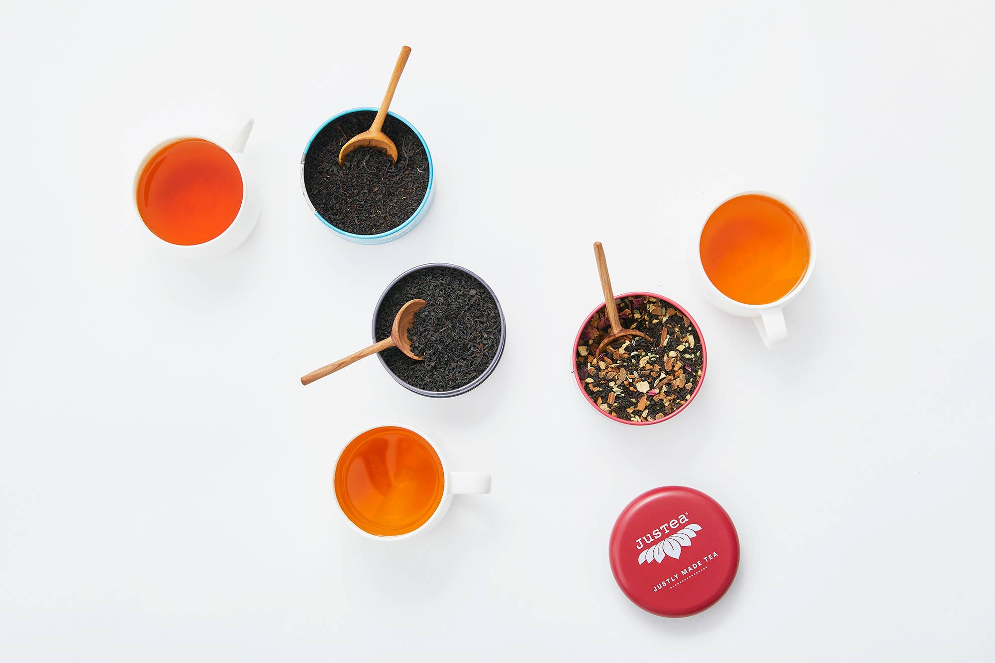 Black Tea Trio Tins & Spoon- Organic