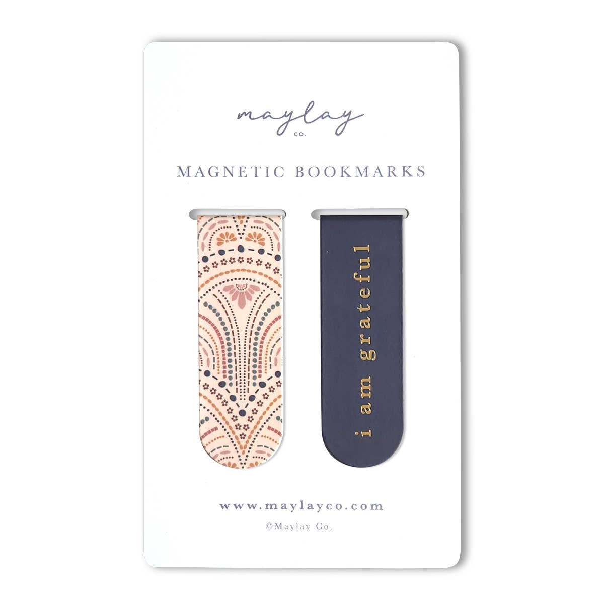Magnetic Gold Foil Bookmarks Set/2- So Delicate