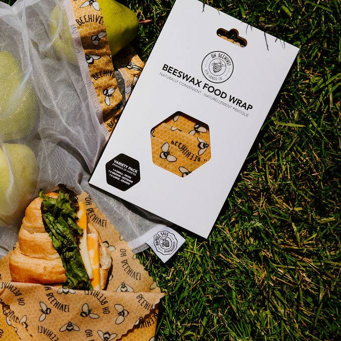 Beeswax Food Wraps- Buzzy Bees Variety Pack