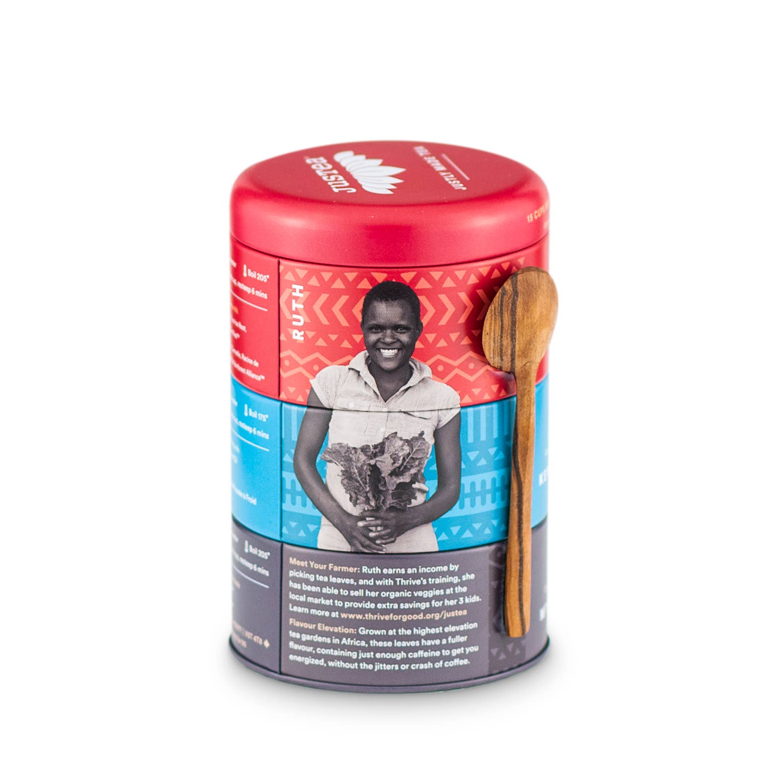 Black Tea Trio Tins & Spoon- Organic