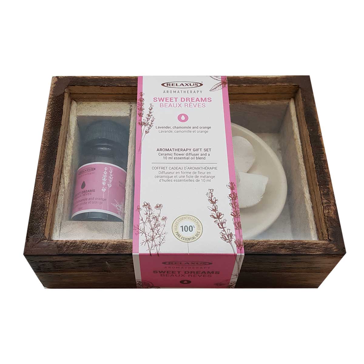 Essentials Aromatherapy- Essential Oil & Diffuser Gift Set- Sweet Dreams