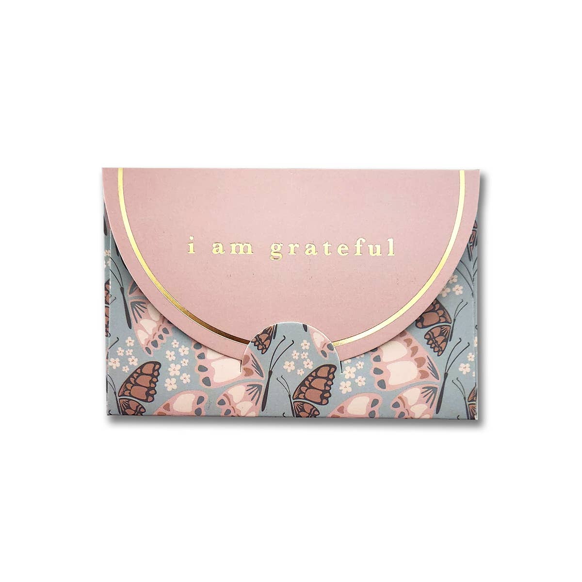 Gift Card Holders 6 Pc Set- Butterfly Floral