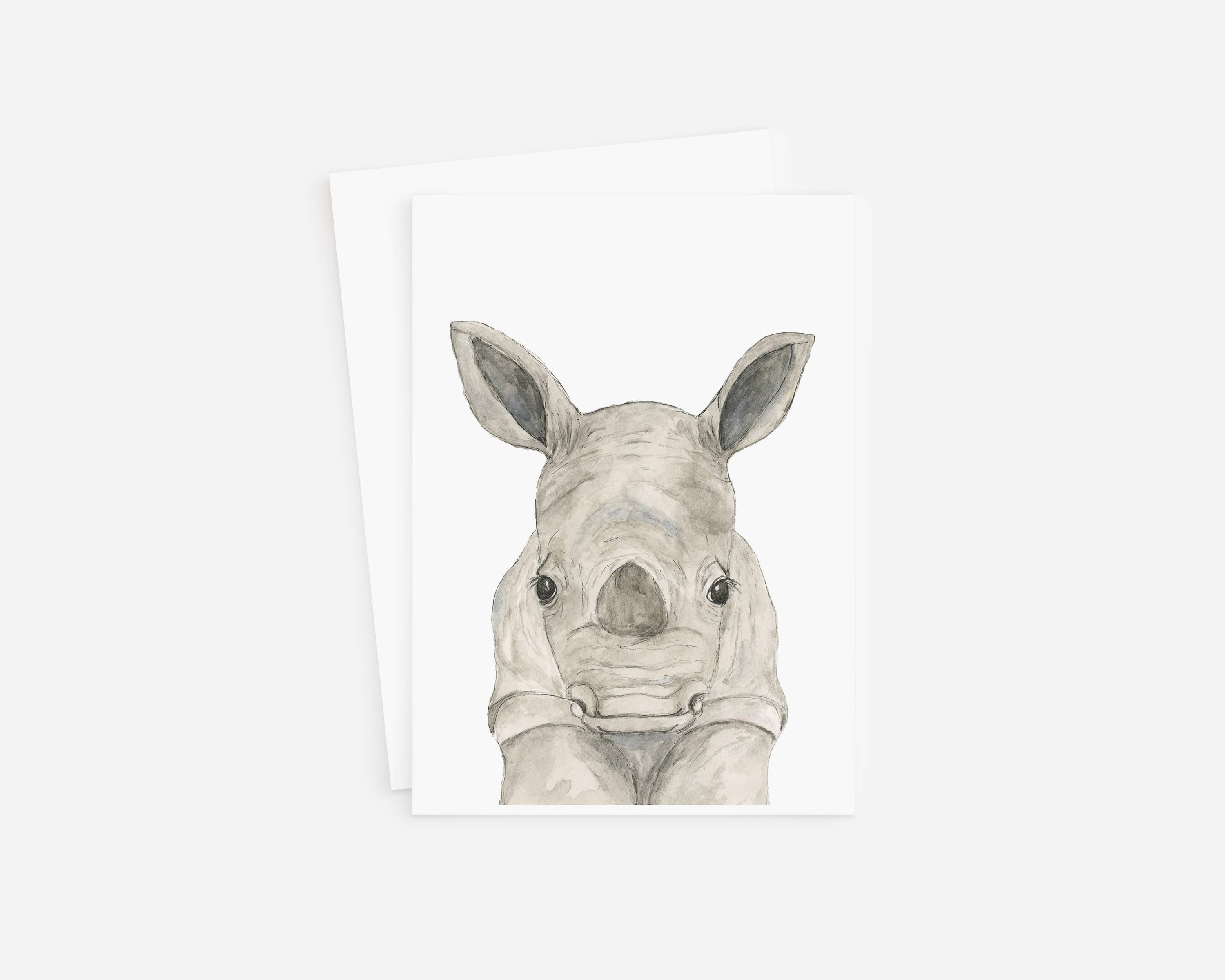 Blank Card- Rhino