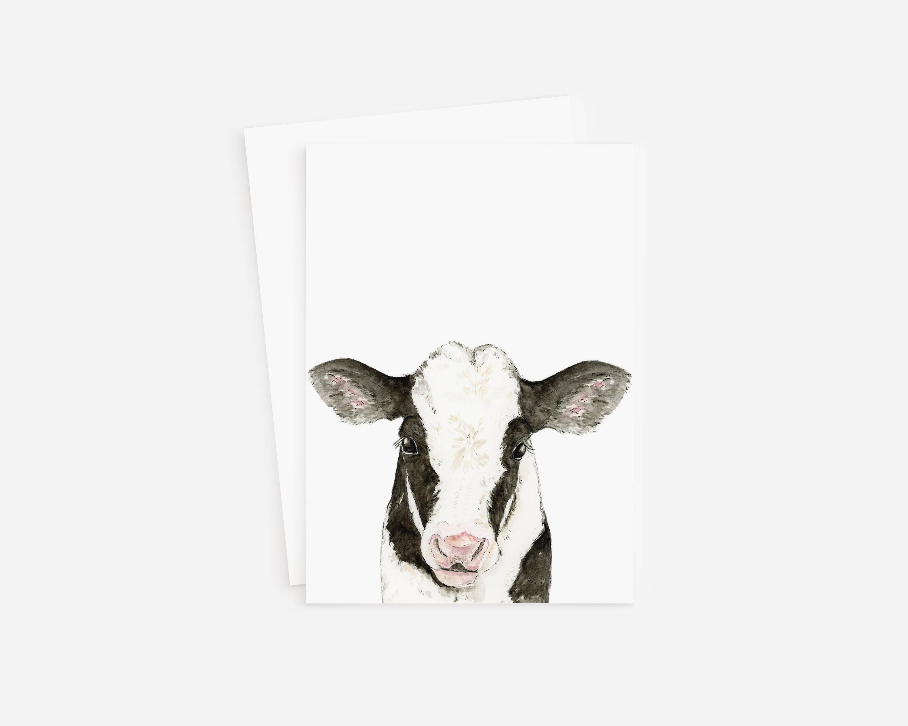Blank Card- Cow