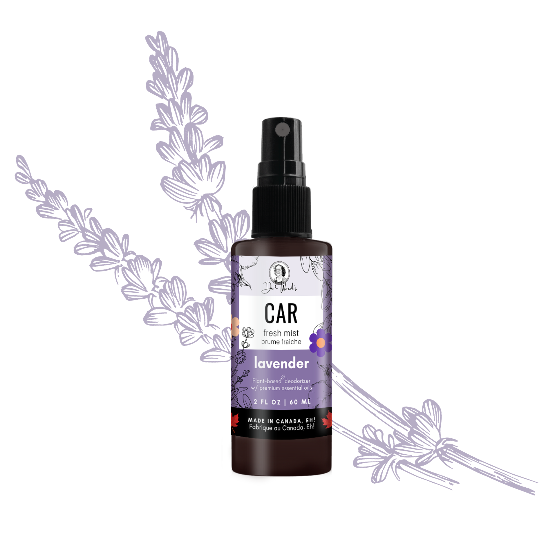 Car Fresh Mist- Lavender 60ml