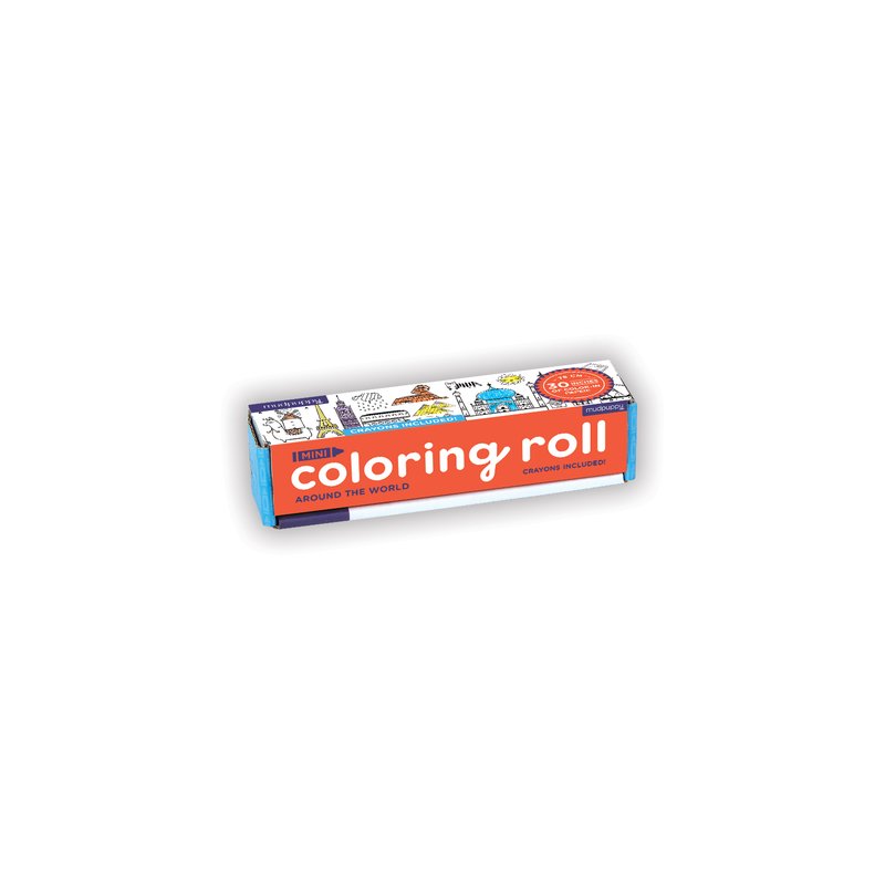 Mini Colouring Roll- Around The World