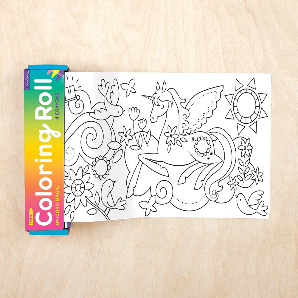 Mini Colouring Roll- Unicorn Magic