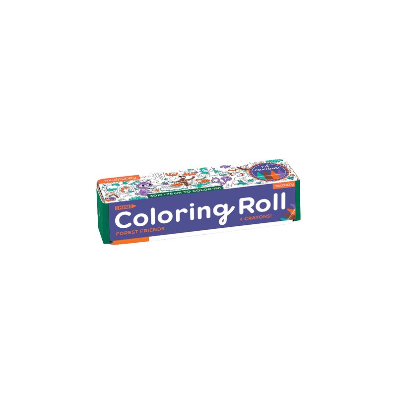 Mini Colouring Roll- Forest Friends
