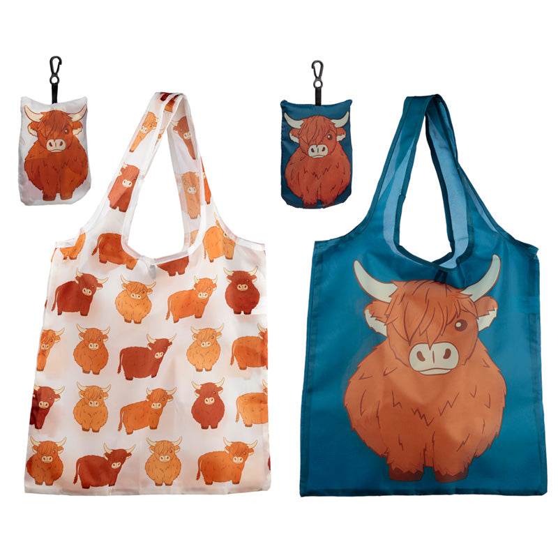 Reusable Shopping Bag- Highland Coo Cow