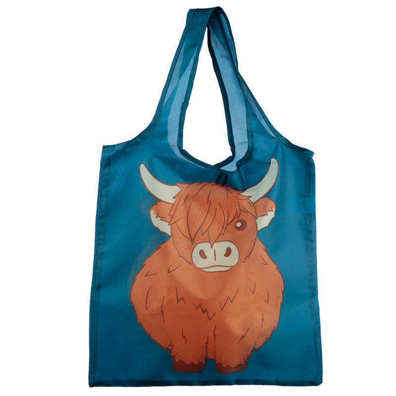 Reusable Shopping Bag- Highland Coo Cow