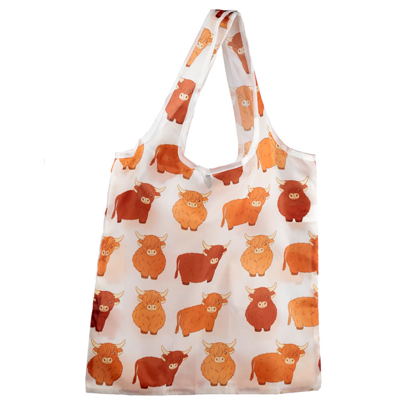 Reusable Shopping Bag- Highland Coo Cow