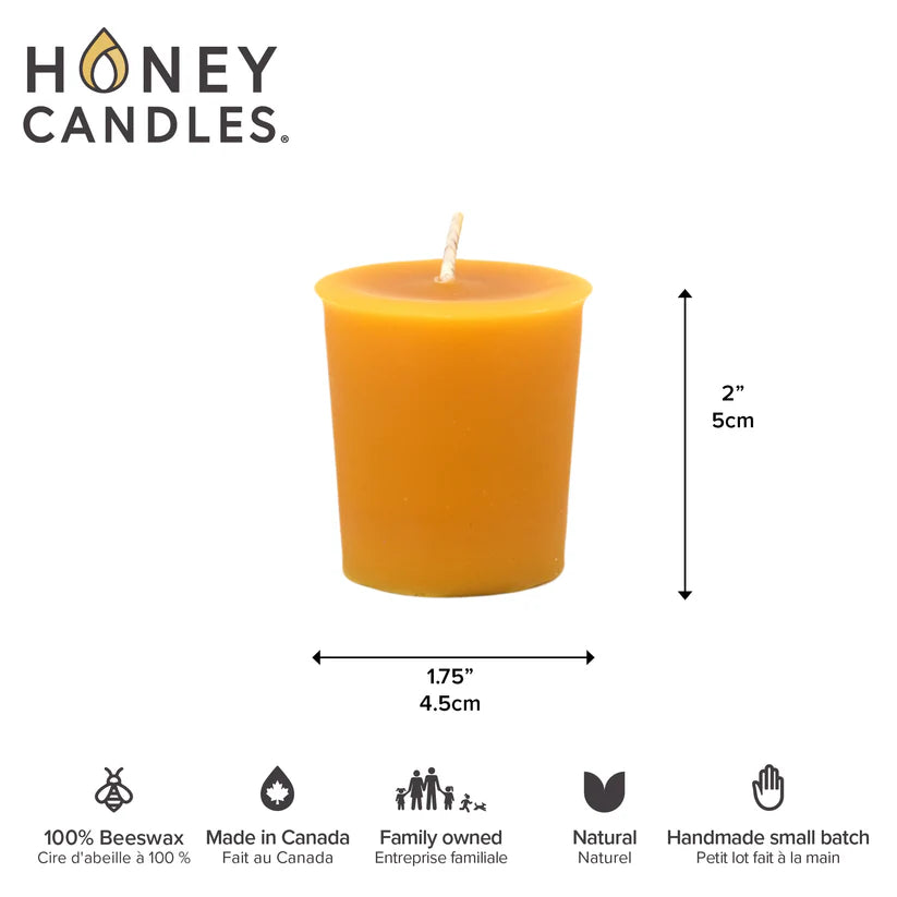 Beeswax 2" x 1.5" Votive