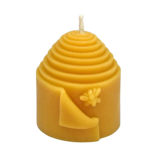 Beeswax 3" Peek-A-Bee Pillar