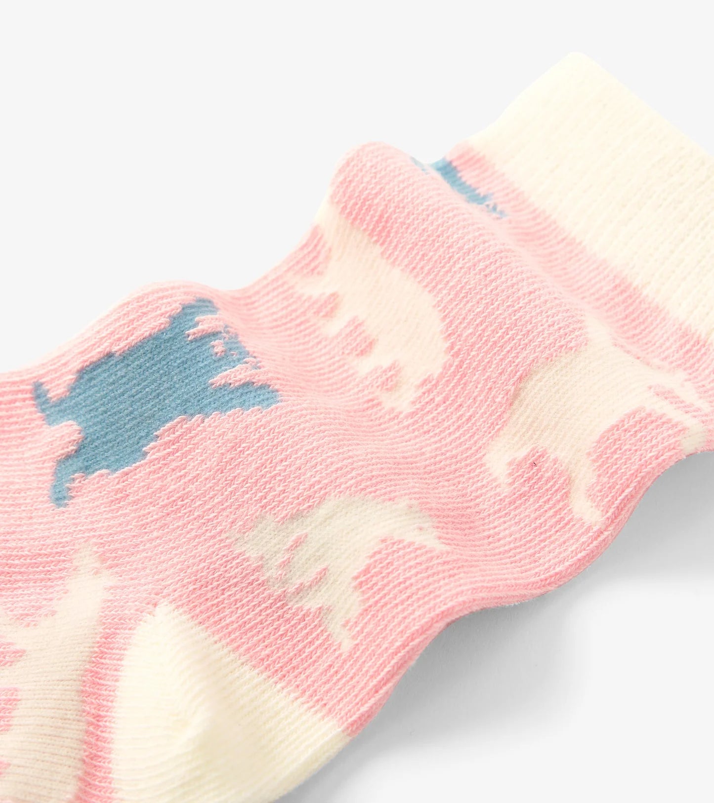 Kid's Socks- Pink Polar Bear