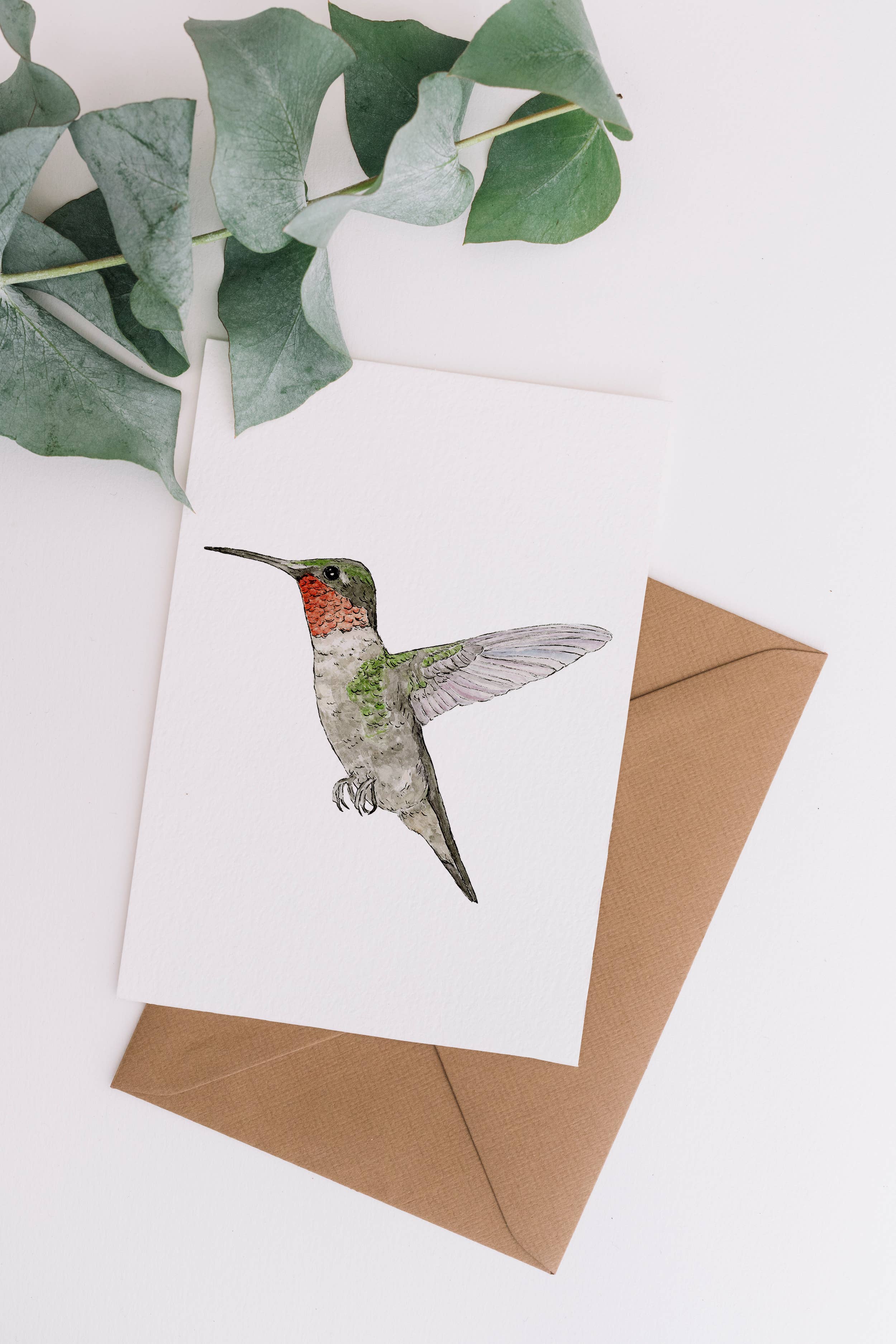 Blank Card- Hummingbird
