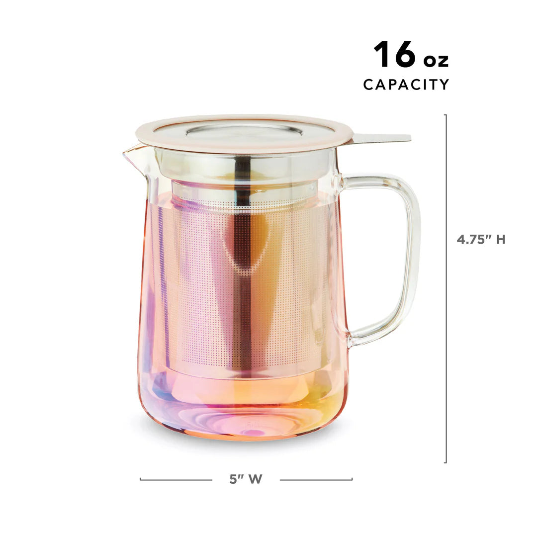 Mini Glass Teapot & Infuser- Chas™ 16oz