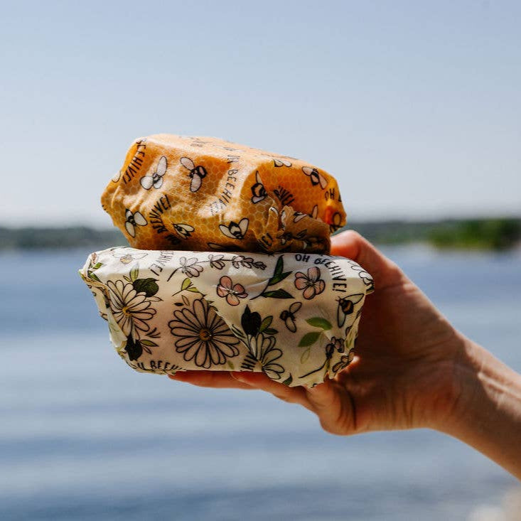 Beeswax Food Wraps- Buzzy Bees Variety Pack