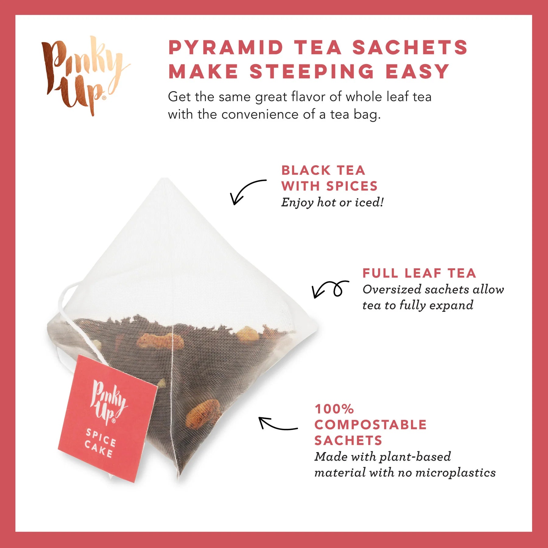 Tea Sachets- Spice Cake