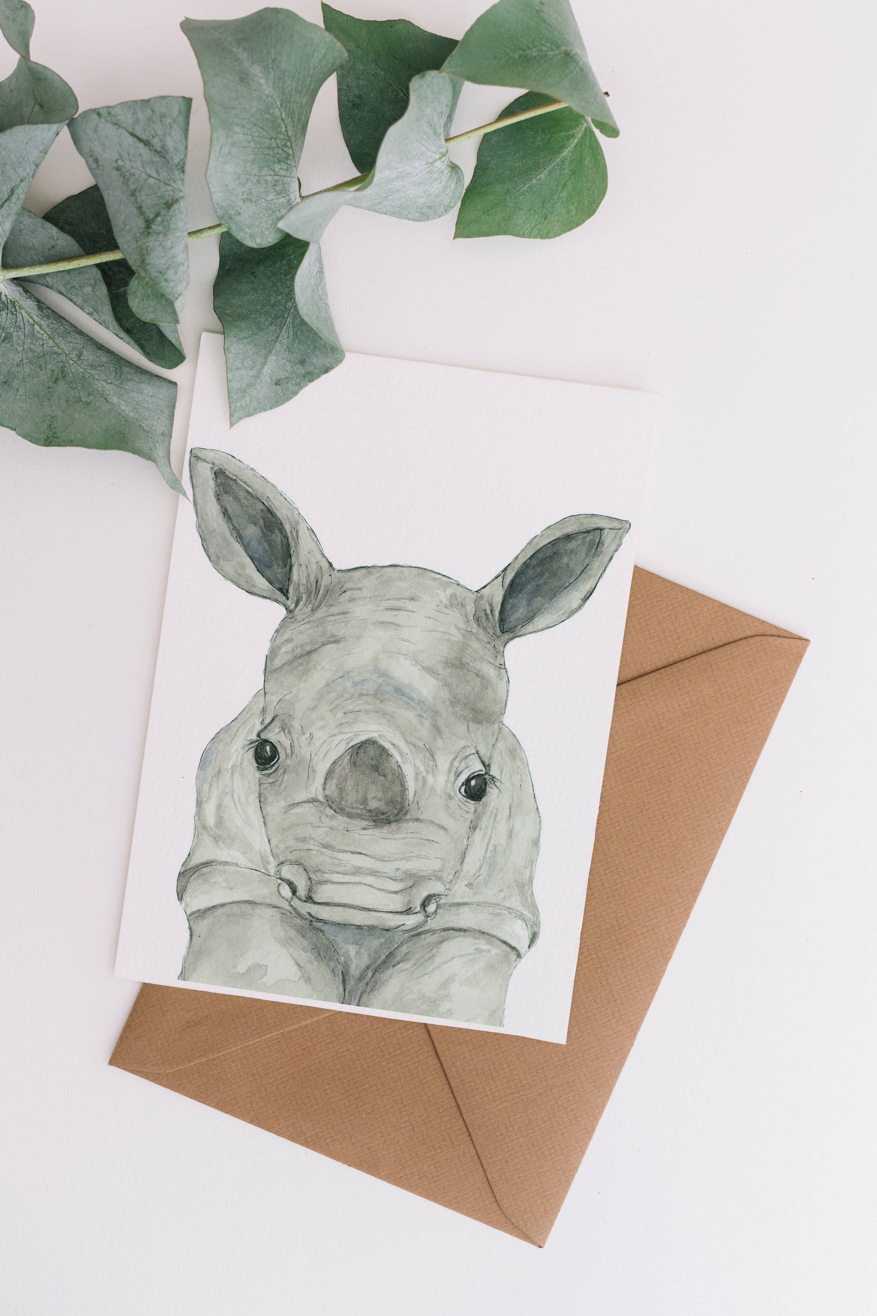 Blank Card- Rhino