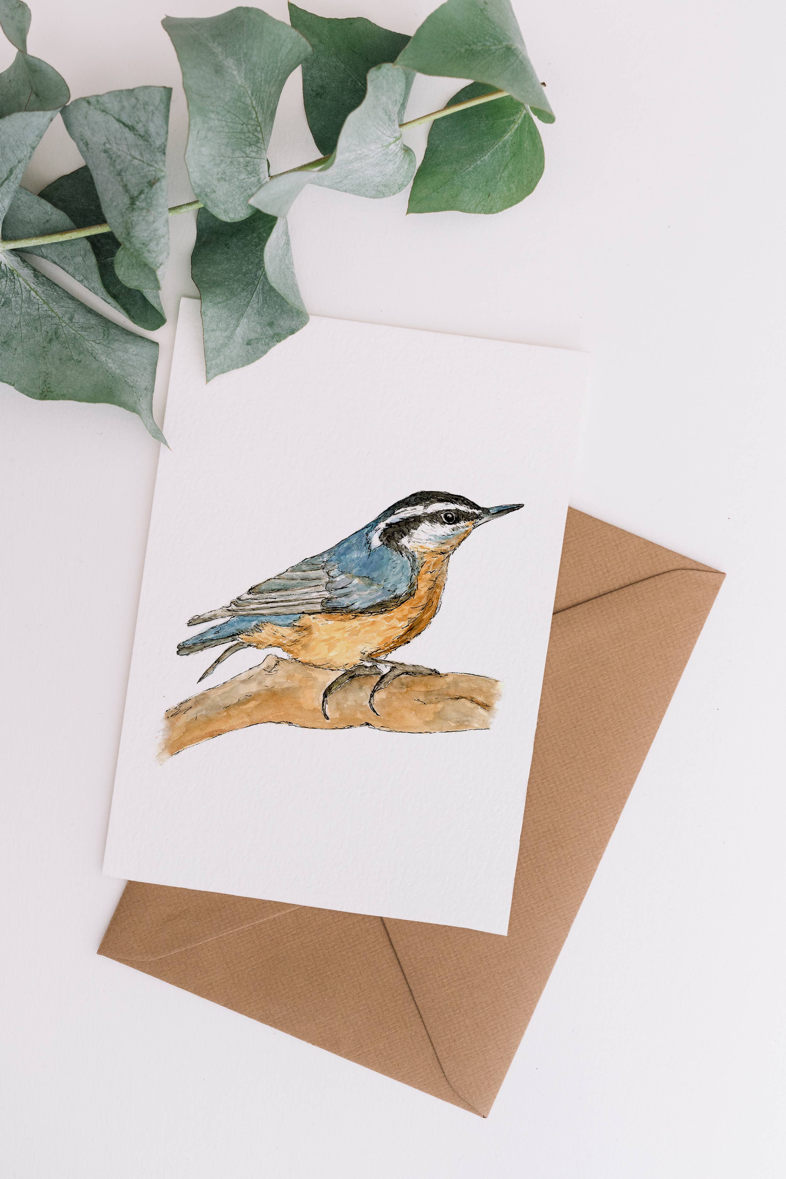 Blank Card- Nuthatch