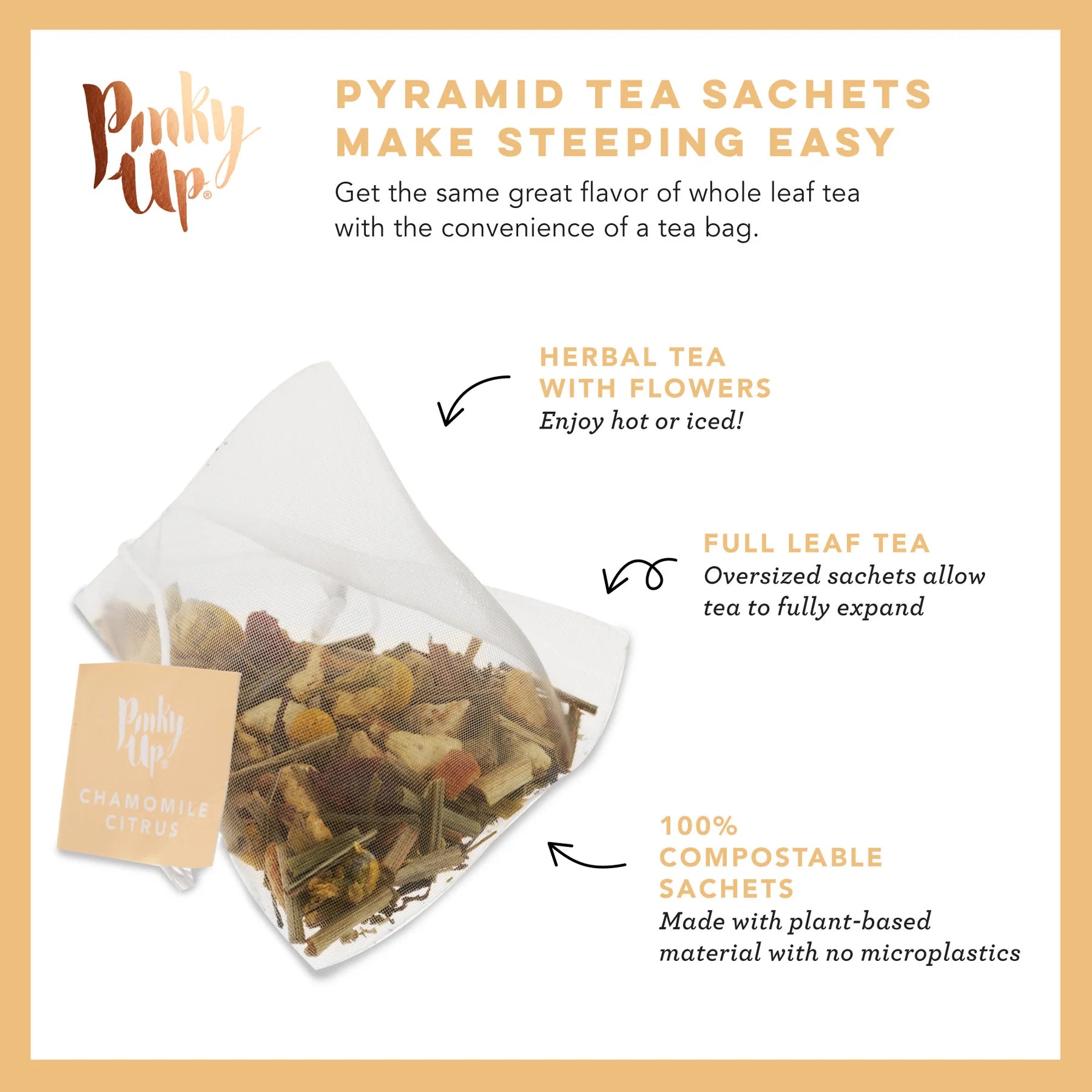 Tea Sachets- Chamomile Citrus