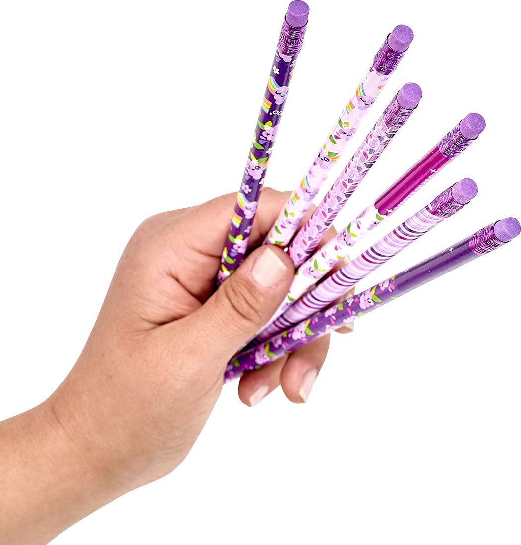 Pencils Set/6- Lil Juicy Scented Grape