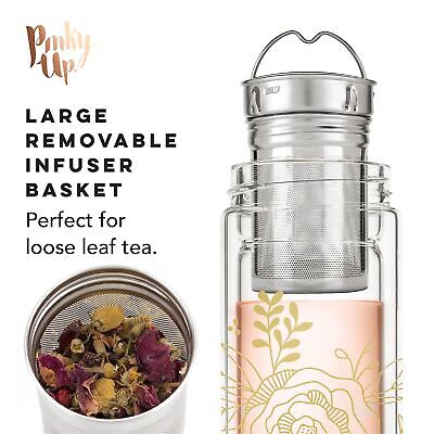 Glass Travel Infuser Mug- Blair™ Bouquet 16oz