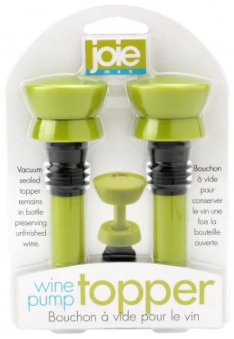 Wine Pump Topper Set/2- Assorted