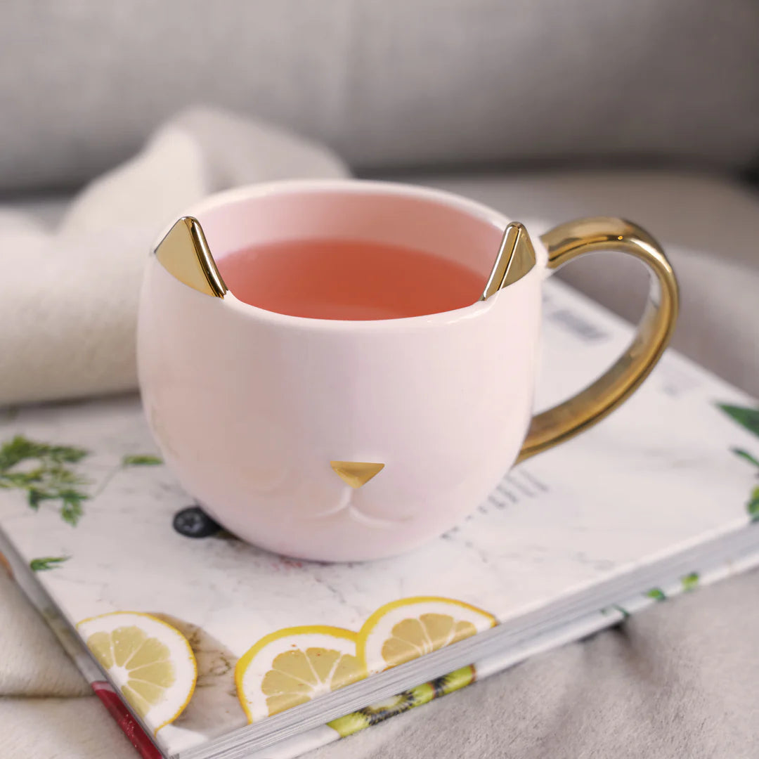 Ceramic Mug- Chloe Pink Cat