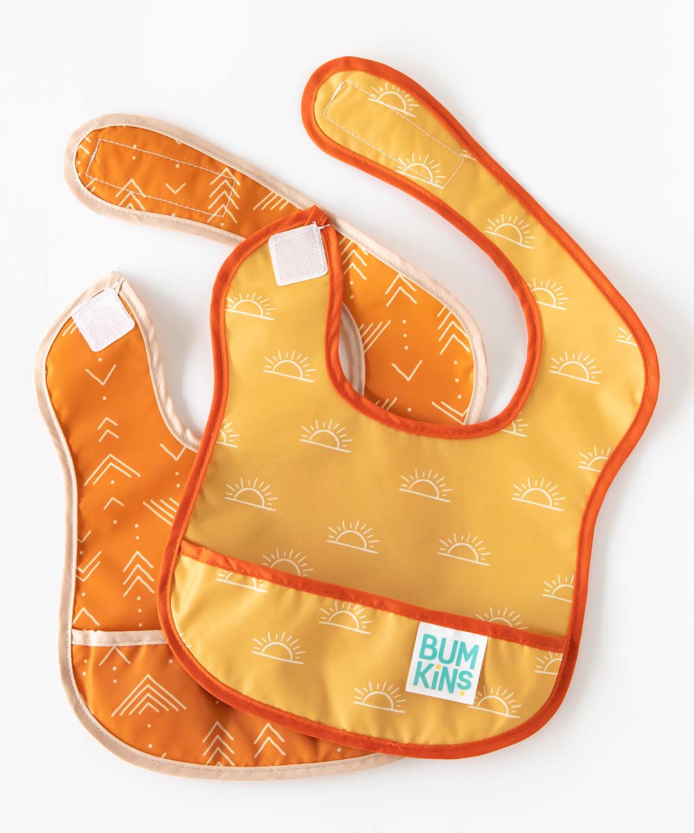 Super Bib 2/Pack- Sunshine/Grounded