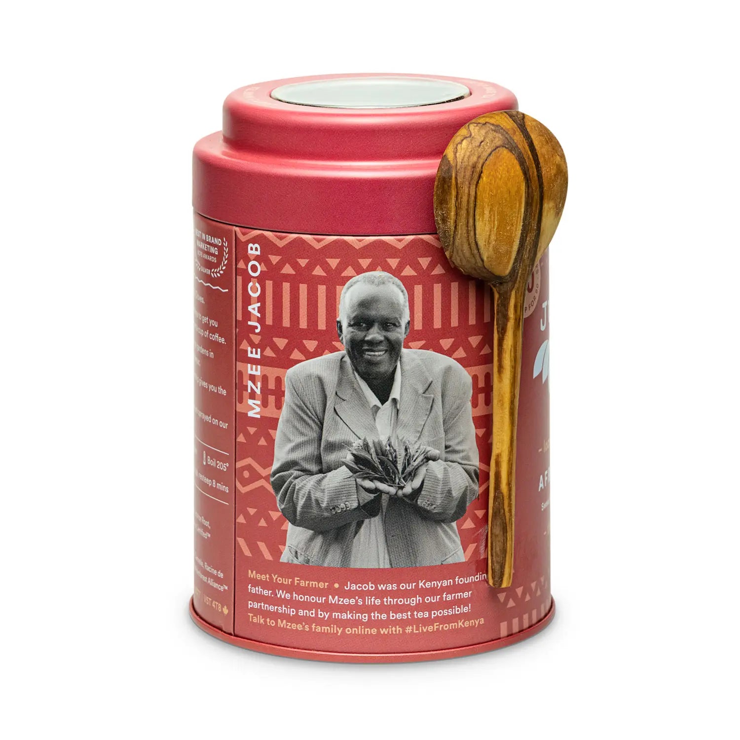 Black Tea Canister & Spoon- African Chai 100g