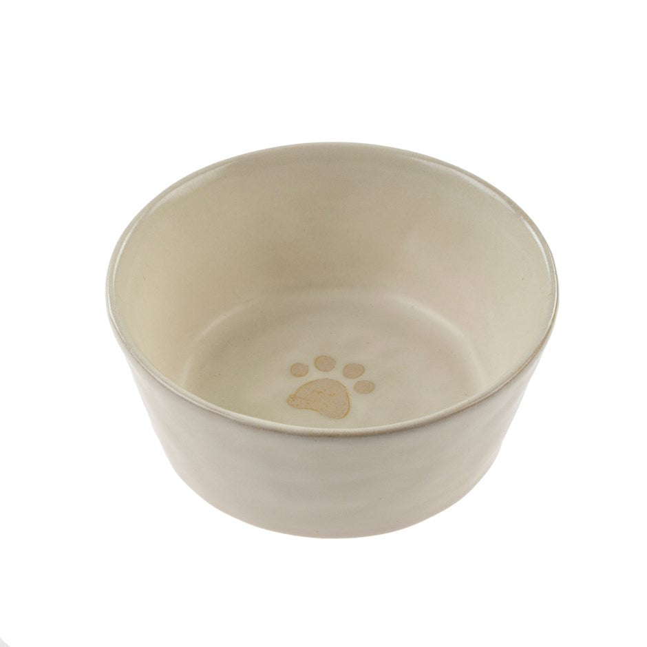Dog Food Bowl Paw Print