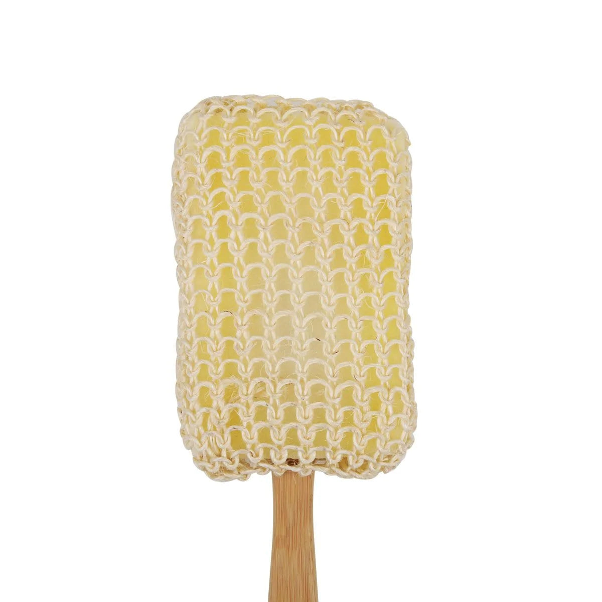 Bath Sponge- Bamboo Handle