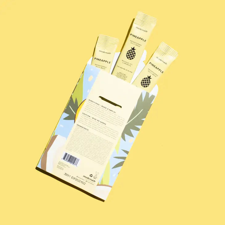 Maskeraide- Pineapple Brightening Jelly Mask 3pk