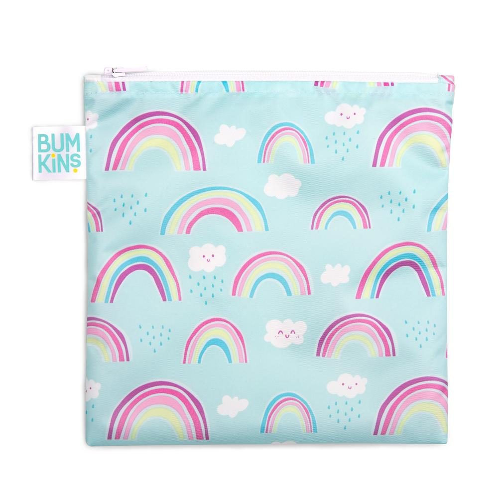 Snack Bag Large- Rainbows
