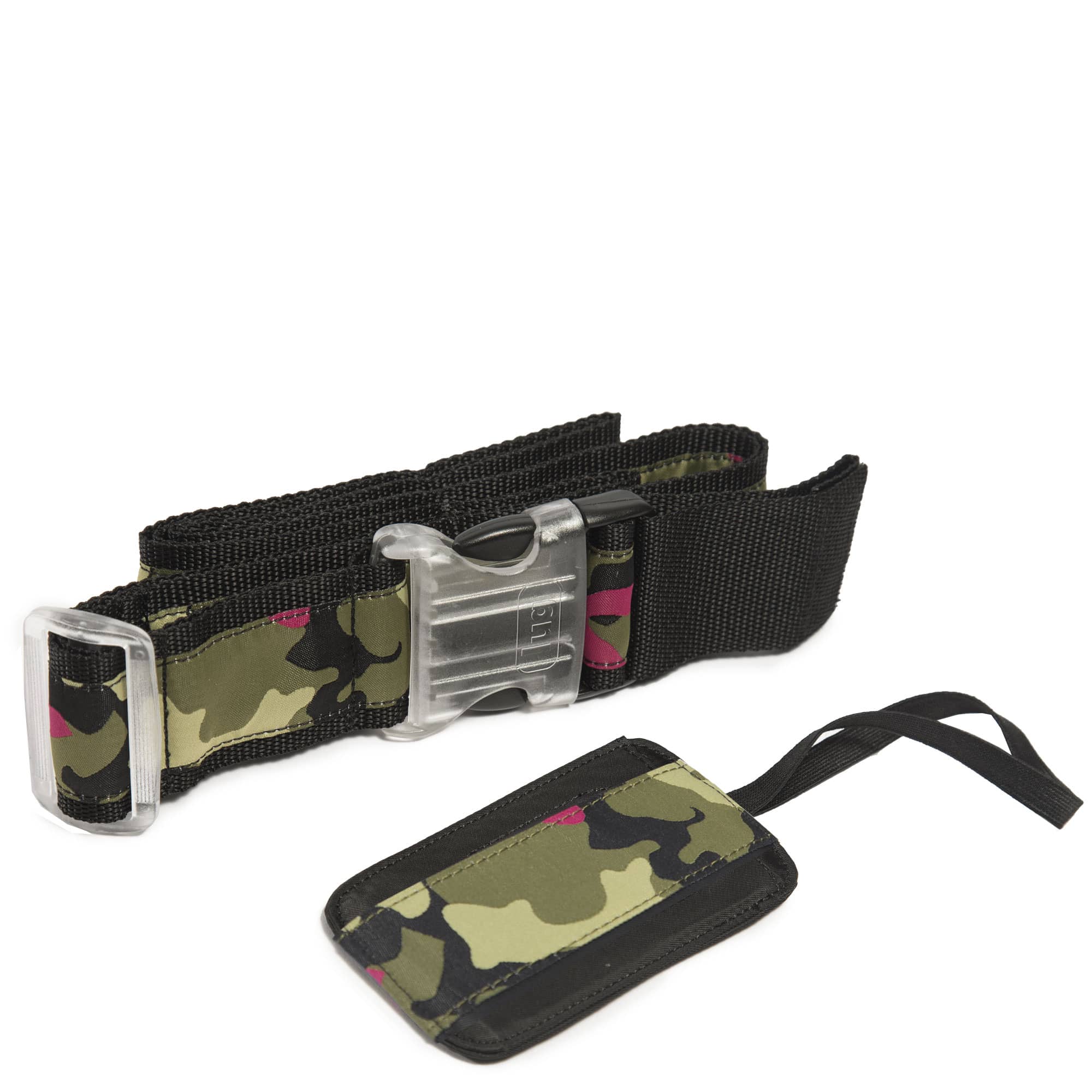 Baggage Claim Set- Camo Orchid