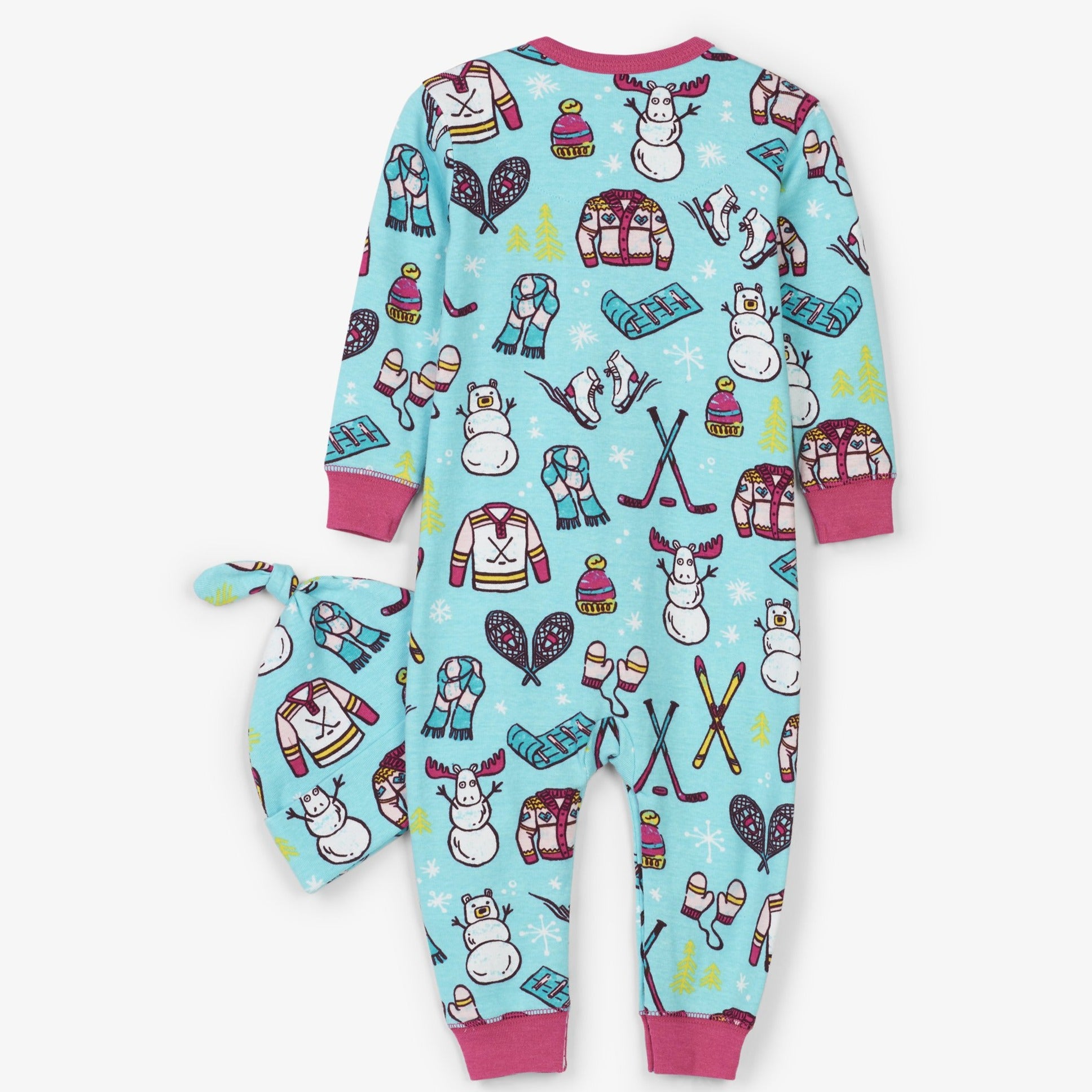 Baby Coverall & Cap- Winter Traditions Asst. Sizes