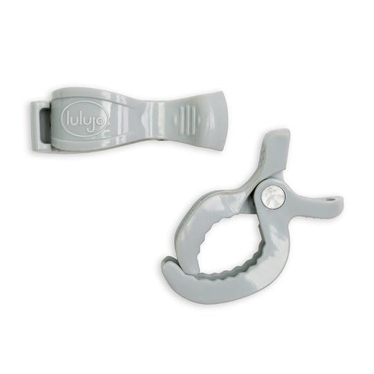 Stroller Clips- Grey Set/2