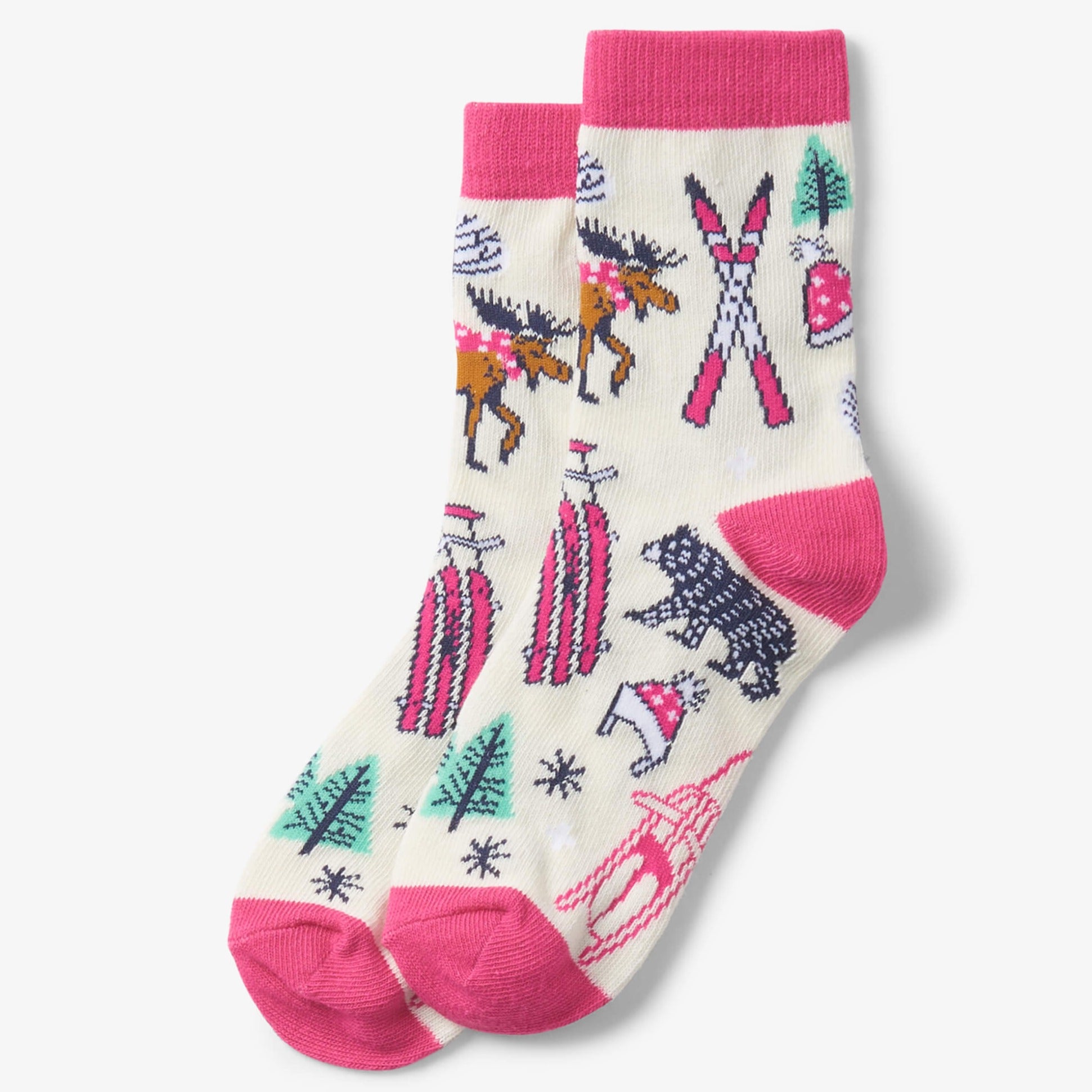 Kids pink socks deals