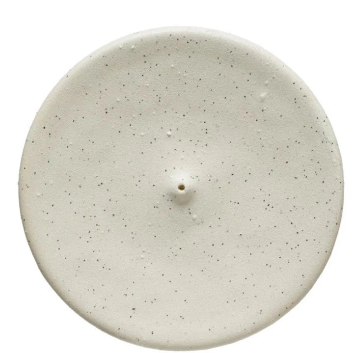 Incense Holder- Round Stoneware Assorted
