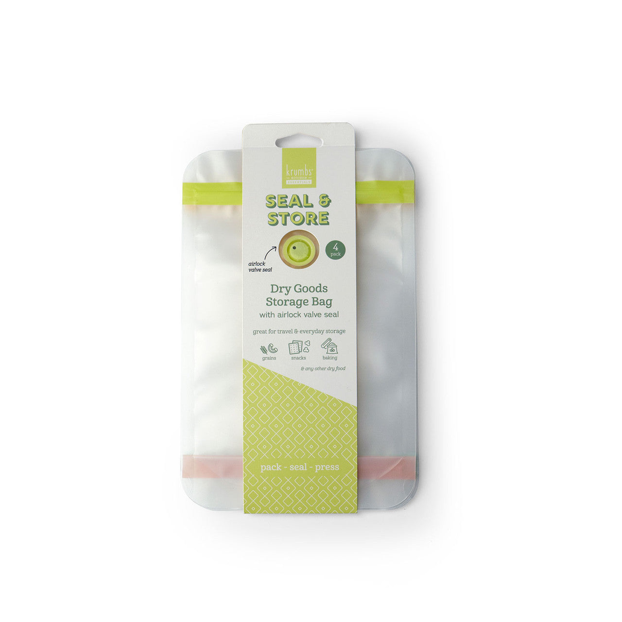 4 Pc Dry Goods Storage Bags