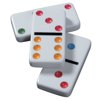 Dominoes- Double Six Colour in Tin