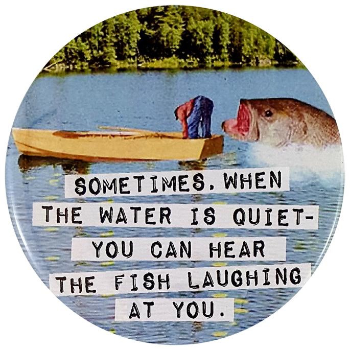 Really Big Magnet- Fish Laughing Vintage