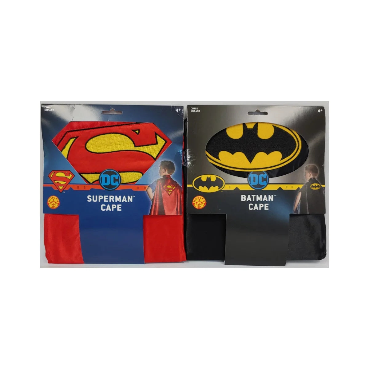 Cape- Batman/Superman Embroidered Logo