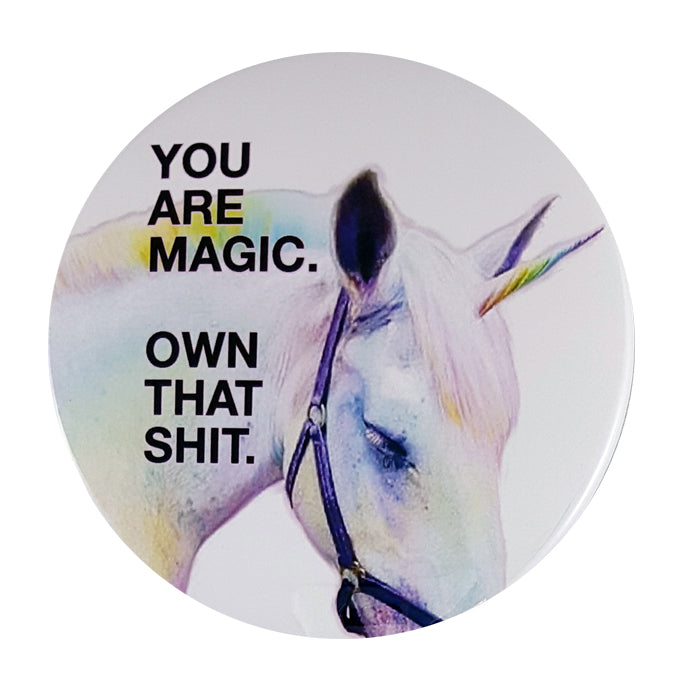 Pocket Mirror- Unicorn Own That Sh*t