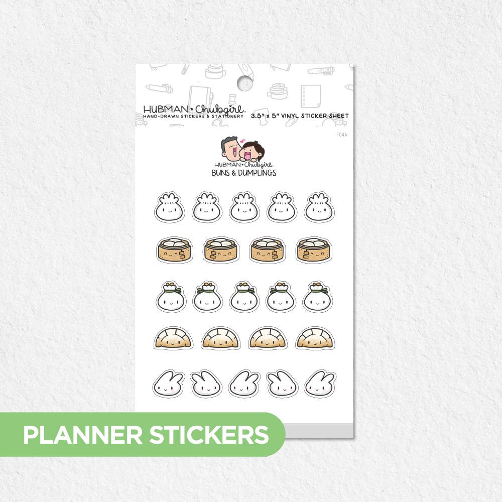 Planner Stickers- Buns & Dumplings