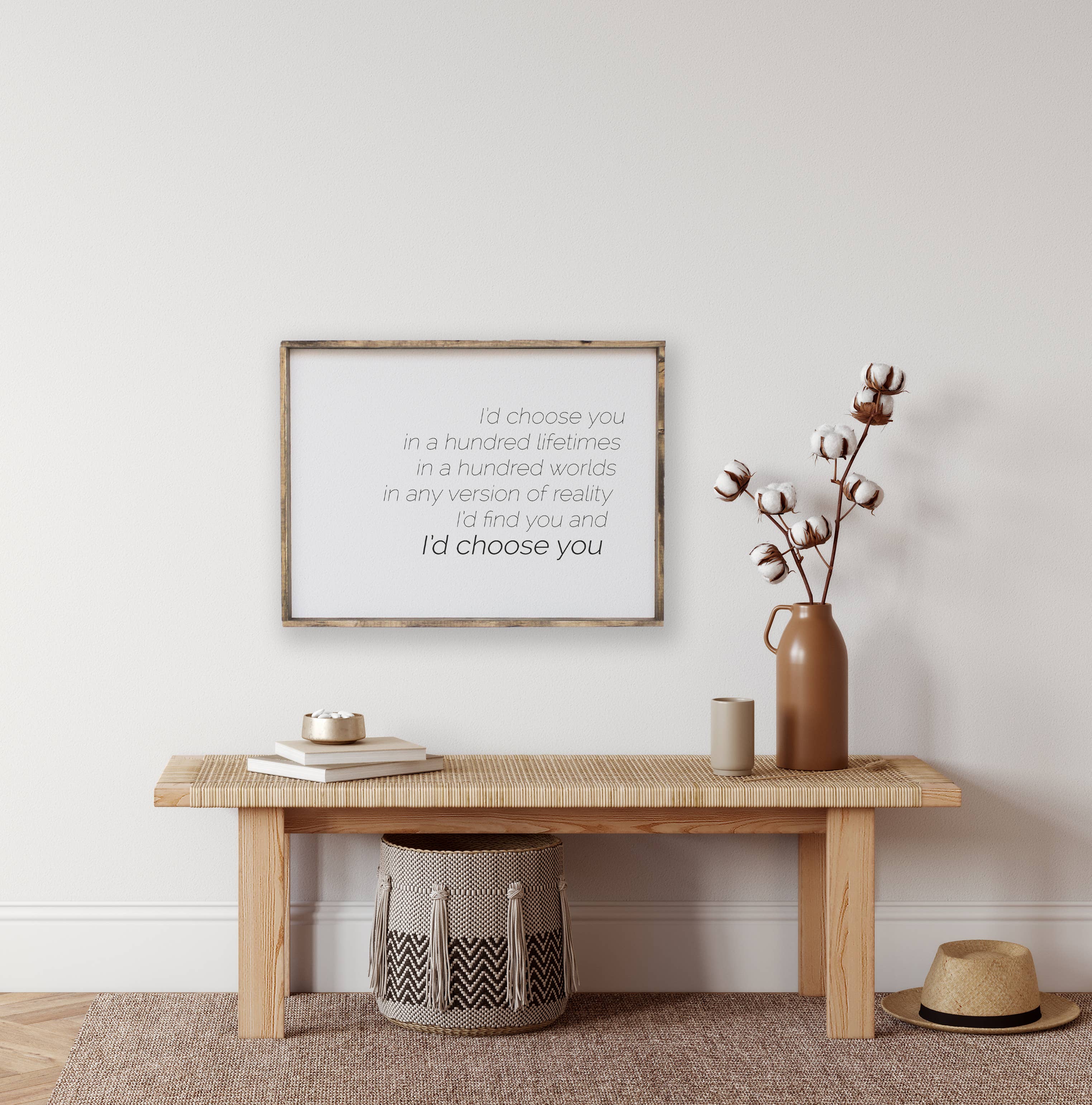 Wall Décor- I'd Choose You