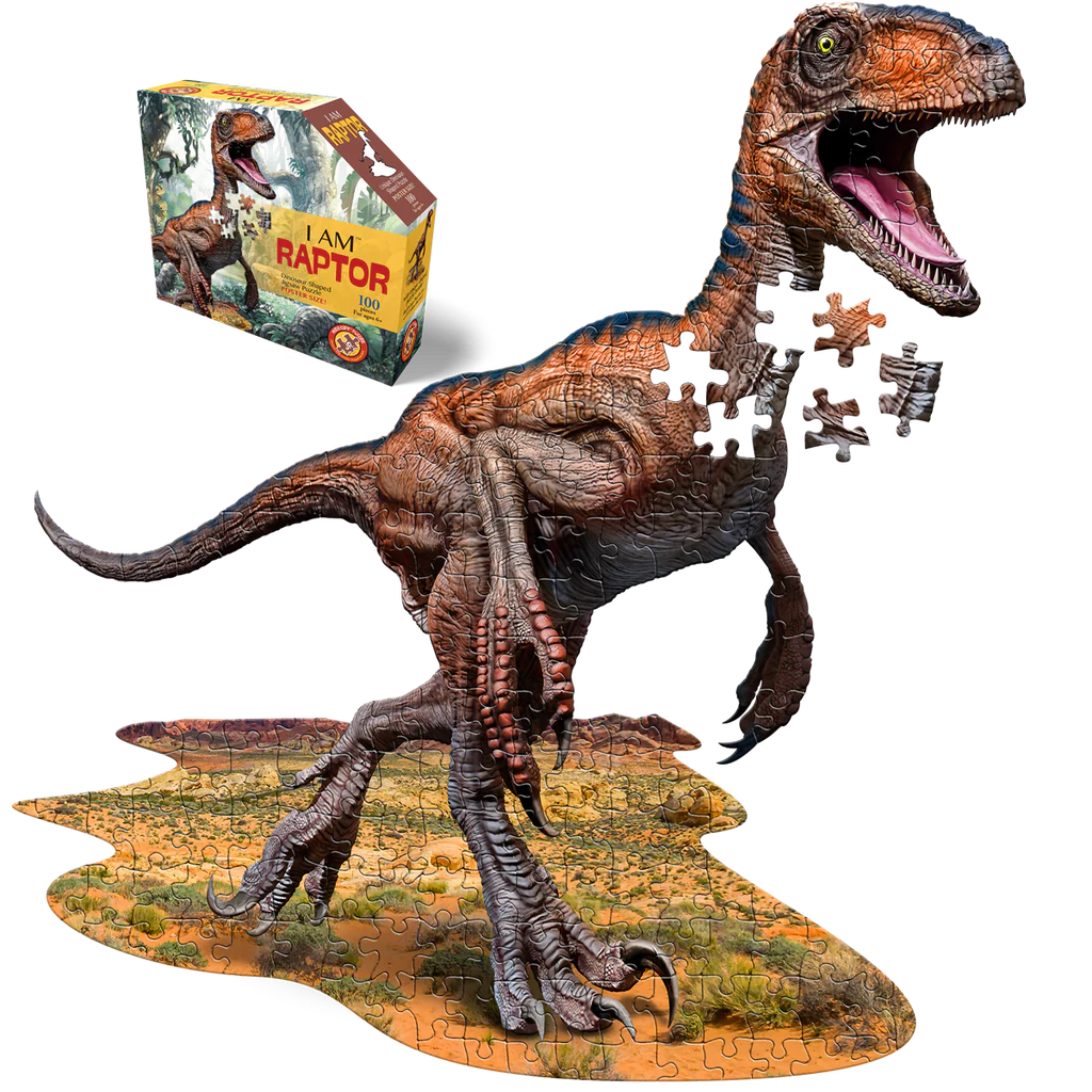 100 Pc Puzzle- I AM Raptor
