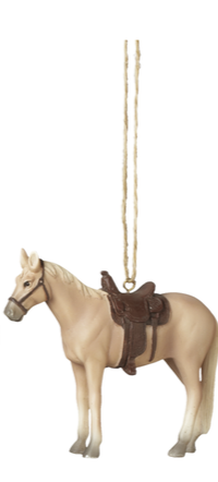 Ornament- Horse w/Saddle Assorted